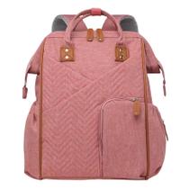 Mochila Maternidade Impermeável Ergonômica Multifuncional para Gestantes Mamãe e Bebê Menina Versão Luxo Marca Maternity Dream Cor ROSA Mochila Maternidade Impermeável Ergonômica Multifuncional para Gestantes Mamãe e Bebê Menina Versão Luxo Marca Maternity Dream Cor ROSA