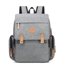 Mochila Maternidade Land Luxury Cinza Sólida Mochila Maternidade Land Luxury Cinza Sólida