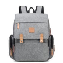 Mochila Maternidade Land Luxury Cinza Sólida Mochila Maternidade Land Luxury Cinza Sólida