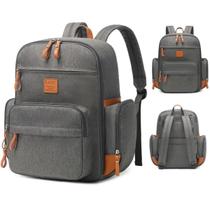 Mochila maternidade land luxury glam cinza Mochila maternidade land luxury glam cinza