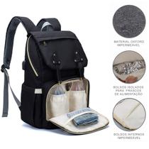 Mochila Maternidade Lequeen Bebê Térmico Preta Luxi Mochila Maternidade Lequeen Bebê Térmico Preta Luxi