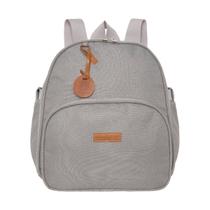 Mochila Maternidade Média Pirulitando Térmica Essência Cinza