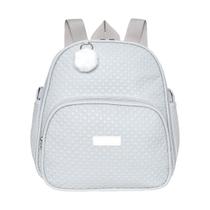 Mochila Maternidade Pirulitando Térmica Leveza Cinza
