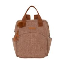 Mochila Maternidade Pirulitando Térmica Memórias Marrom