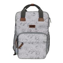 Mochila Maternidade Premium Mickey Cinza com Trocador Babygo