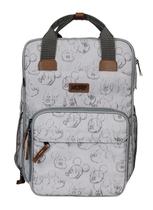 Mochila Maternidade Premium Mickey Cinza com Trocador Babygo