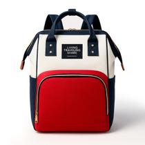 Mochila Maternidade Térmica Impermeável Grande Com Bolso Frontal E Divisórias Internas