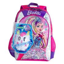 Mochila Media Barbie Aventura Nas Estrelas Rosa Sestini