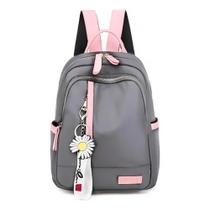 Mochila Media Feminina Impermeável Pequena Barata Pratica Moderna Várias Divisórias