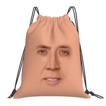Mochila Meme Engraçada Unissex Reforçada Estilo Saco