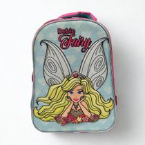 Mochila Menina Fada 3D Glitter Resistente Conforto Rosa cor:Verde Mochila Menina Fada 3D Glitter Resistente Conforto Rosa cor:Verde