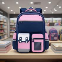 Mochila Menina Juvenil Bolsa Escolar Adolescente Confortável