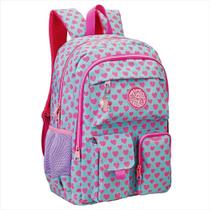 Mochila menina juvenil para trabalho e escolar