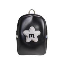 Mochila Menina Molekinha Estrela Led Preto/Prata 20005.12 Mochila Menina Molekinha Estrela Led Preto/Prata 20005.12