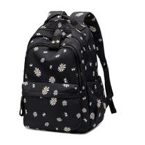 Mochila Mfikaryi Daisy Prints para meninas, escola, impermeável