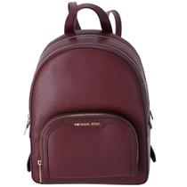 Mochila Michael Kors Jaycee Média - Couro Oxblood para Mulheres