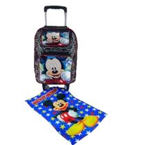 Mochila Mickey Mouse Desenho Escolar Infantil Passeio Tam G