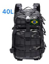 Mochila Militar 40l Grande Assalt Tática Masculina Nf