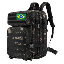 Mochila militar 50l camping original 1000d impermeavel com divisorias grande capacidade masculina varias cores escolha a sua