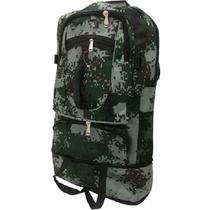 Mochila Militar Camuflada Tática Cargueira Camping Trilha Expansível 50L Alça Ajustável Reforço Emborrachado Resistente a Água