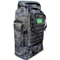Mochila Militar de Acampamento Grande Trilha Camping 75 litros Impermeável Viagem Caminhada Resistente Cargueira Pesca Mochila Militar de Acampamento Grande Trilha Camping 75 litros Impermeável Viagem Caminhada Resistente Cargueira Pesca