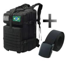 Mochila Militar Grande Impermeável 50l E Cinto