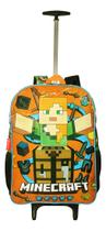 Mochila Minecraft Rodinhas Infantil Masculina Oficial Aula G Mochila Minecraft Rodinhas Infantil Masculina Oficial Aula G
