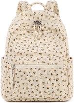 Mochila Mini BTOOP em Corduroy - Bege - Para Meninas, Adolescentes e Mulheres