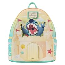 Mochila Mini Loungefly Disney Stitch Castelo de Areia 23x27x11cm Mochila Mini Loungefly Disney Stitch Castelo de Areia 23x27x11cm