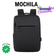 Mochila Minimalista Impermeável com USB Ideal para Bloquinhos e Dia a Dia Mochila Minimalista Impermeável com USB Ideal para Bloquinhos e Dia a Dia