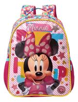 Mochila Minnie Infantil Feminina Costas Escolar Disney G Cl1