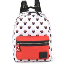 Mochila Minnie Mouse Branca - Luxcel