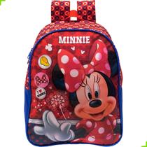 Mochila Minnie Mouse Infantil Love Tamanho 16 Xeryus