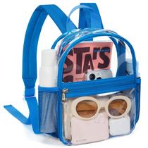 Mochila Missnine Clear Mini Stadium aprovada azul Mochila Missnine Clear Mini Stadium aprovada azul