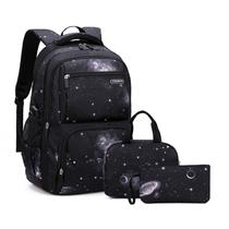 Mochila MITOWERMI 3 em 1 Galaxy Space Nylon Kids