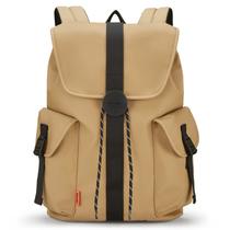 Mochila mixi Travel Laptop impermeável de 17 polegadas Mocha Brown