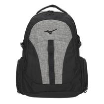 Mochila Mizuno Kobe New Cinza Mescla e Preto - Unissex