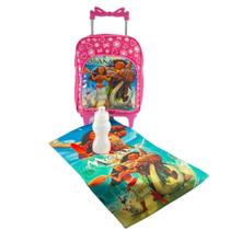 Mochila Moana Escolar Pré Escola Infantil Tam P