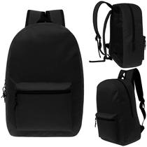 Mochila Moda West School de 17 polegadas para crianças preta x24 Mochila Moda West School de 17 polegadas para crianças preta x24