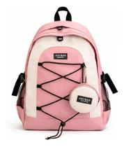 Mochila Moderna com Compartimento Amplo e Alças Acolchoadas Mochila Moderna com Compartimento Amplo e Alças Acolchoadas