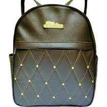 Mochila Moderna Feminina Marrom Escuro Café Blogueiras 2024 Mochila Moderna Feminina Marrom Escuro Café Blogueiras 2024