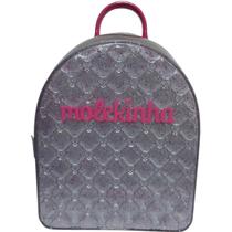 Mochila Molekinha Bolsa de Costas Pequena Infantil Feminina Mochila Molekinha Bolsa de Costas Pequena Infantil Feminina