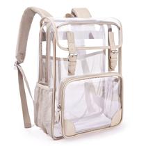 Mochila mommore Clear PVC transparente de grande capacidade Mochila mommore Clear PVC transparente de grande capacidade