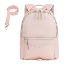 Mochila mommore Fashion Toddler para meninas com coleira de segurança rosa