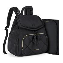 Mochila mommore pequena acolchoada para fraldas leve 30x25x34cm