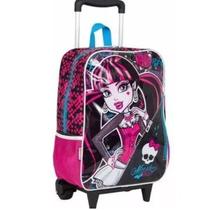 Mochila Monster High Infantil Escolar Tam G Rodinha Sestini