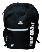 Mochila Mormaii Original Esportiva Preta Reforçada