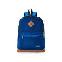Mochila Multi Keep Everyday 15.6” Poliéster BO436 - Azul/Marrom