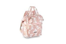 Mochila Multifuncional Fazendo Arte Urso Rosa