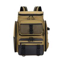 Mochila Multifuncional Para Pesca Com Suportes Para Varas E Organizador De Iscas Para Caminhadas E